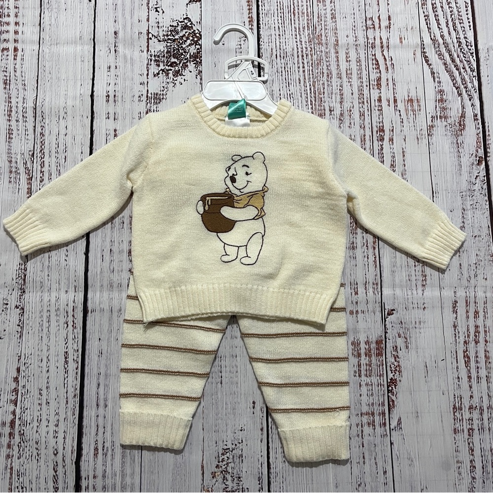NWT Disney Baby Cream Winnie the Pooh Sweater-6M